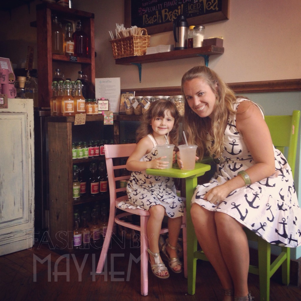 Yes, Mayhem and Kristin wore matching dresses. Because when you discover your friend has a matching dress, you MUST wear them together ;)